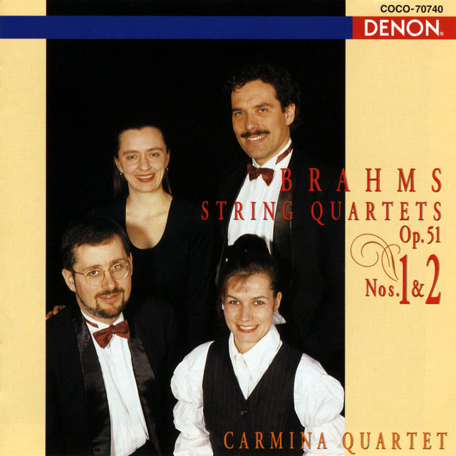 ブラームス：弦楽四重奏曲 第1番 / 第2番 - Album by Johannes Brahms