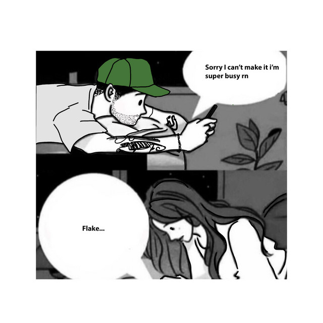 Flake cover art