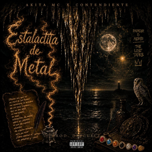 Estalactita de metal