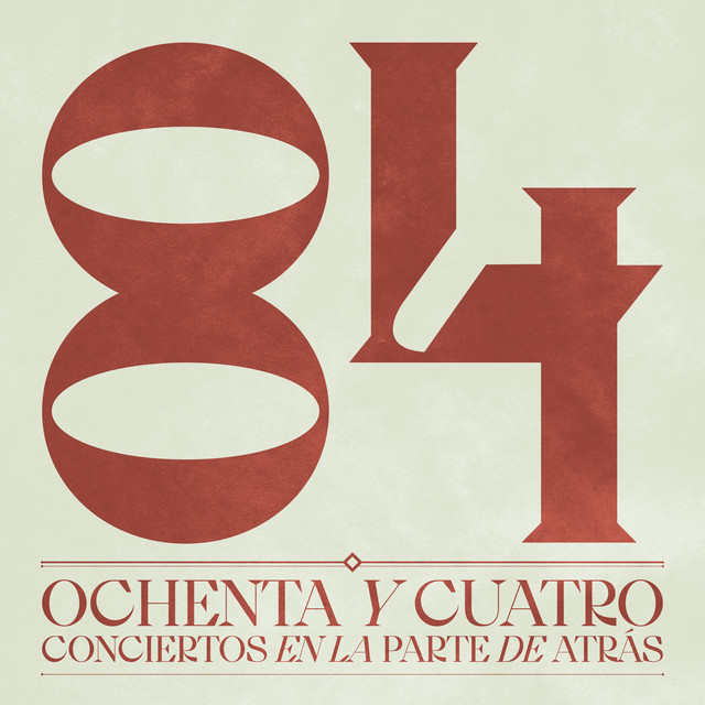 Ochenta y cuatro conciertos en la parte de atrás cover art