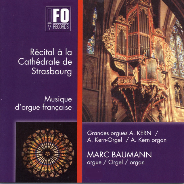 Récital à la Cathédrale de Strasbourg: Musique d´orgue française (Live, A. Kern-Orgel) cover art