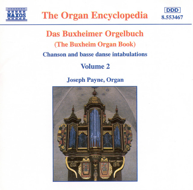 The Buxheim Organ Book, Chanson and basse danse intabulations: Robert Morton: Le souvenir (256) cover art