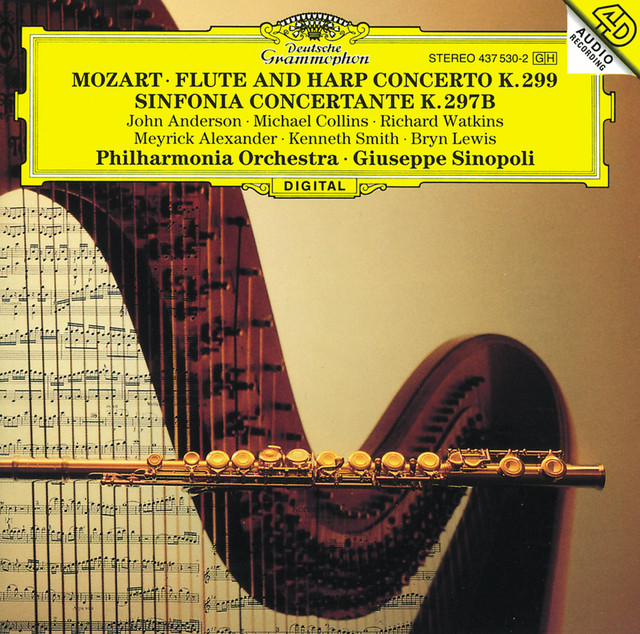 Mozart Concerto for Flute & Harp グラビトン Mozart: Flute & Harp Concerto K.299; Sinfonia concertante K.297b
