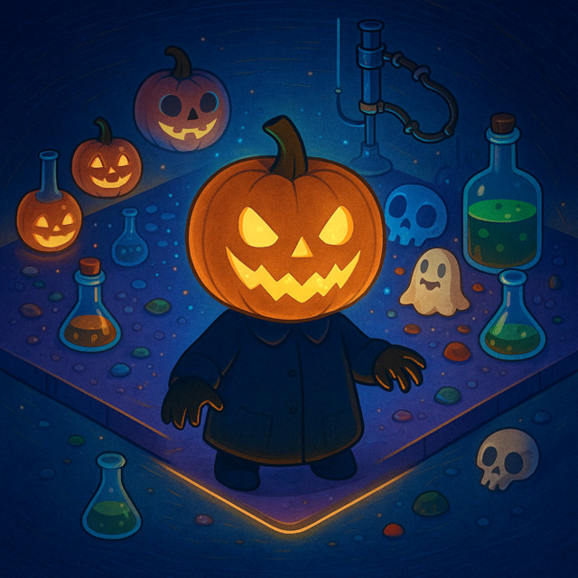 Monster in the Dark Lab Halloween Music for Kids cover
