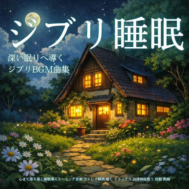 Ghibli Sleep Deep Sleep Ghibli BGM Collection, Calm Sleep Induction Healing Music, Stress Relief Relaxation Balance Autonomic Nervous System Deep Rest cover art