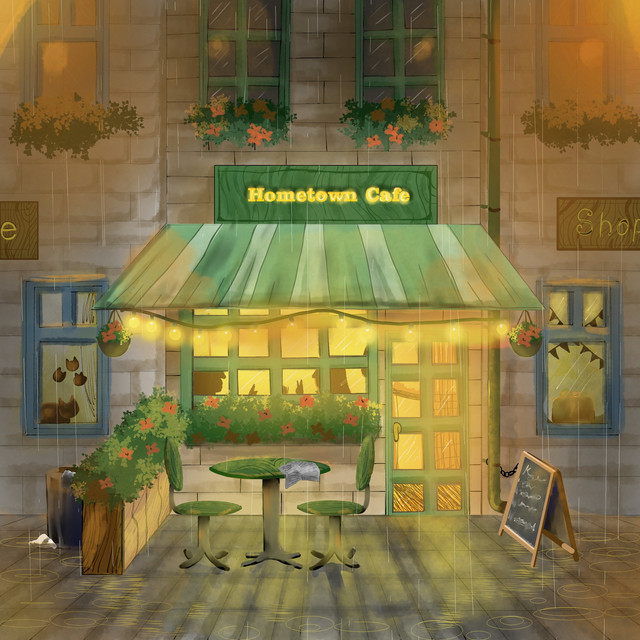 Обкладинка: Hometown Cafe — Vens Adams