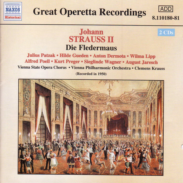 Strauss Ii, J.: Fledermaus (Die) (Vienna State Opera / Krauss) (1950)