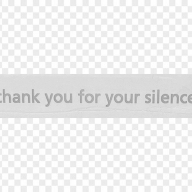 thank you for your silence cover art