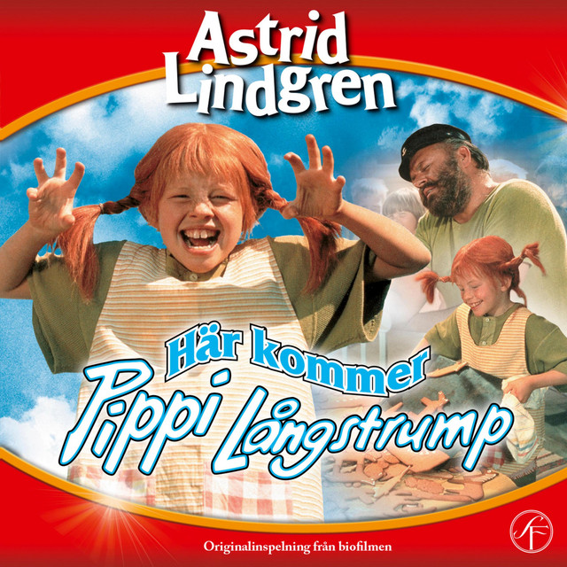 Här kommer Pippi Långstrump cover art