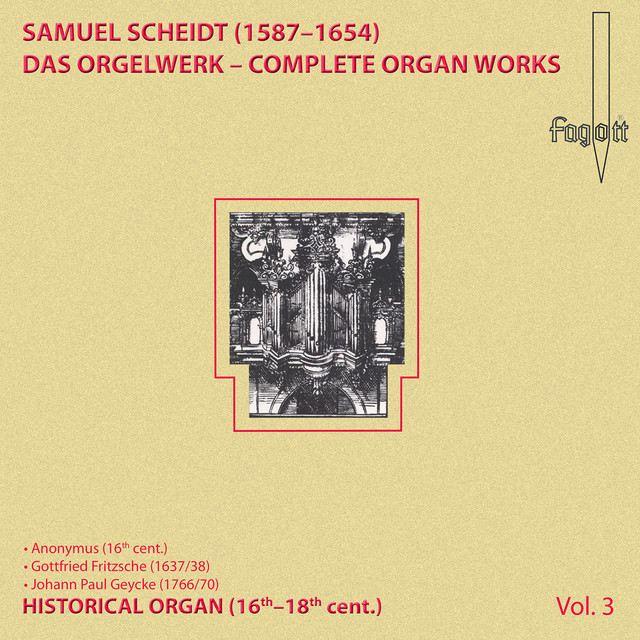 Scheidt: Complete Organ Works, Vol. 3 cover art