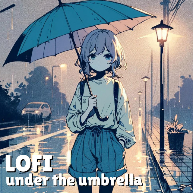 lofi under the umbrella: beats with gentle rain for anxiety, insomnia and sweet dreams cover art