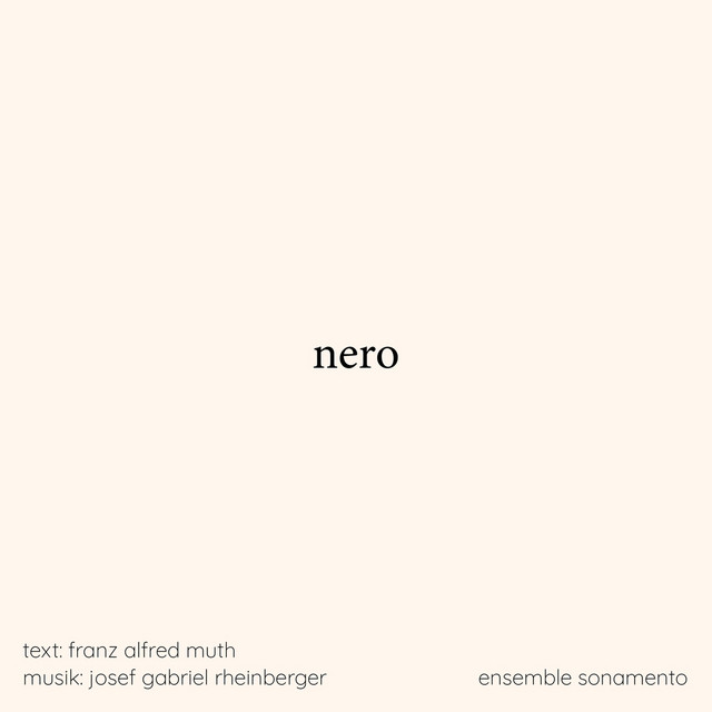 Nero (Vier epische Gesänge Op. 86, No. 1)