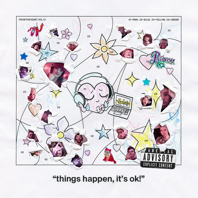 "things happen, it's ok!" cover art