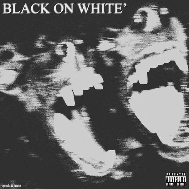 BLACK ON WHITE' cover art