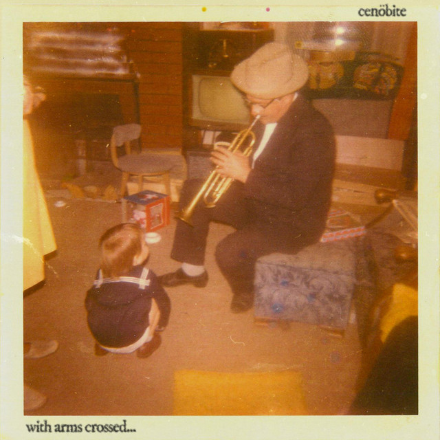 with arms crossed... cover art