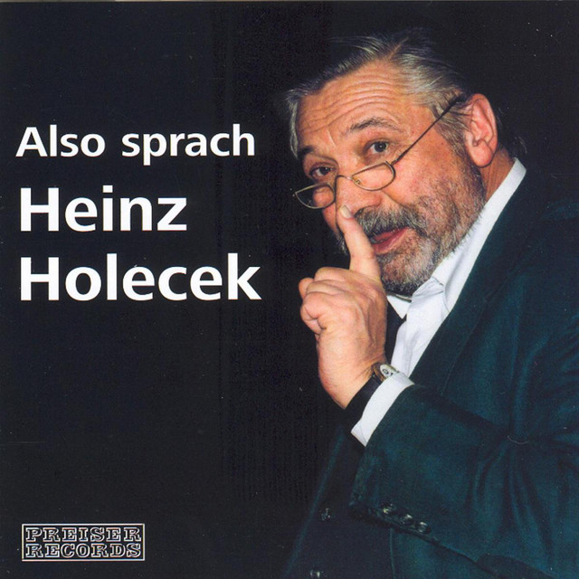 Also sprach Heinz Holecek cover art