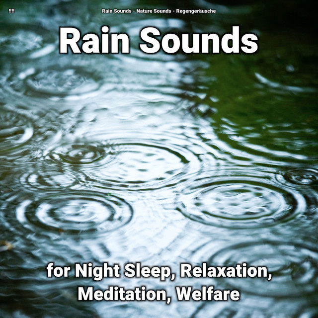 !!!! Rain Sounds for Night Sleep, Relaxation, Meditation, Welfare cover art