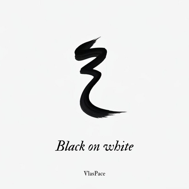 Обкладинка: Black on white — VlasPace