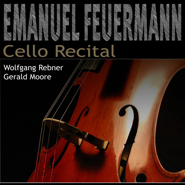 Emanuel Feuermann - Cello recital cover art