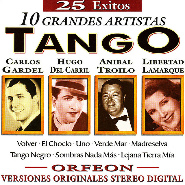 25 Éxitos - 10 Grandes Artistas - Tango cover