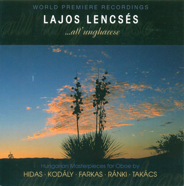 Farkas, F.: Aria E Rondo All'Ungherese / Ranki, G.: Don Quijote and Dulcinea / Hidas, F.: Oboe Concerto cover art