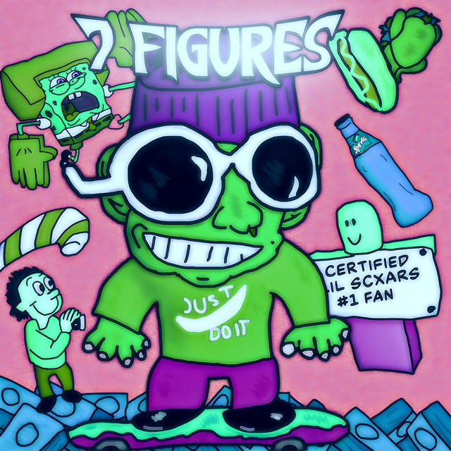 7 Figures (slowed & reverbed + sped up) cover art