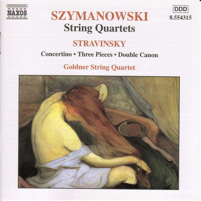 Szymanowski: String Quartets / Stravinsky: Concertino cover art
