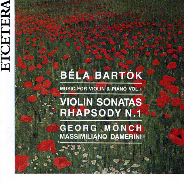 Bartok, Music for violin and piano Vol. 1, Sonatas and Rhapsody