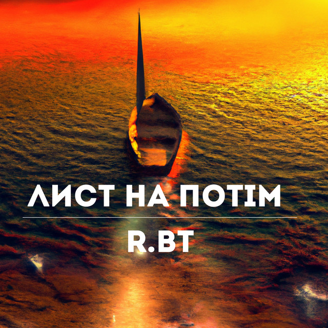 Обкладинка: Лист на потім — R.BT
