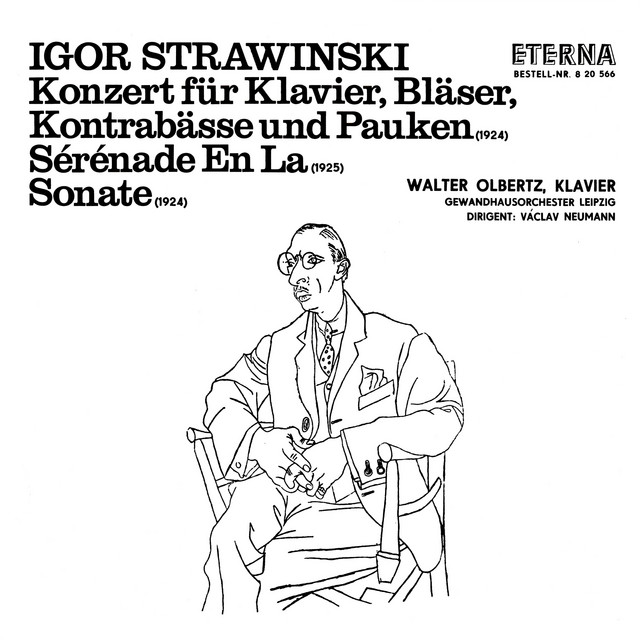 Stravinsky: Concerto for Piano and Wind Instruments / Serenade in A Major / Piano Sonata cover art