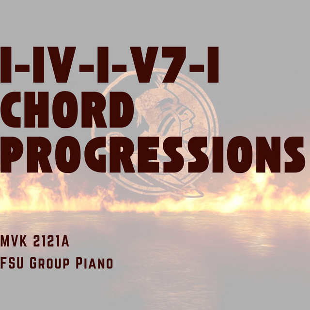Chord Progressions (I-IV-I-V7-I) MVK2121 Group Piano cover art