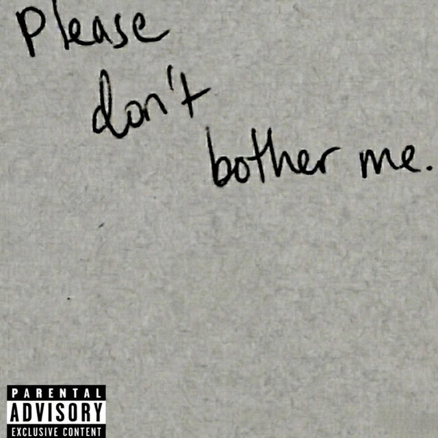 Don't Bother Me cover