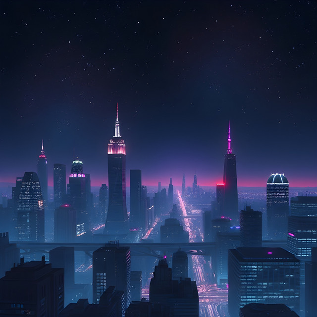 Beneath the Neon Horizon