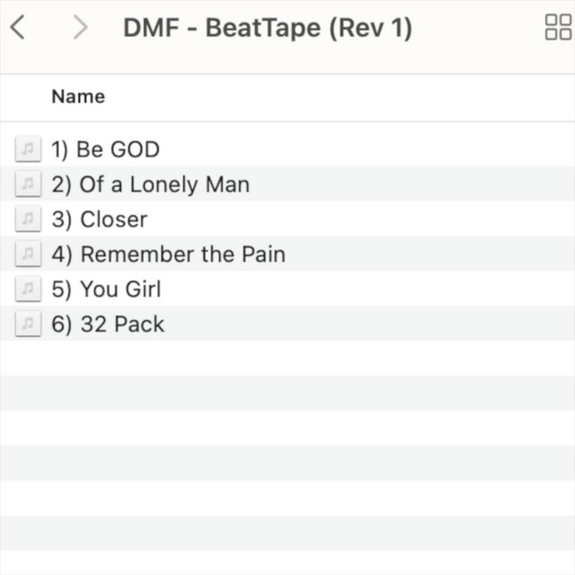 Rev 1 (Beat Tape) cover art