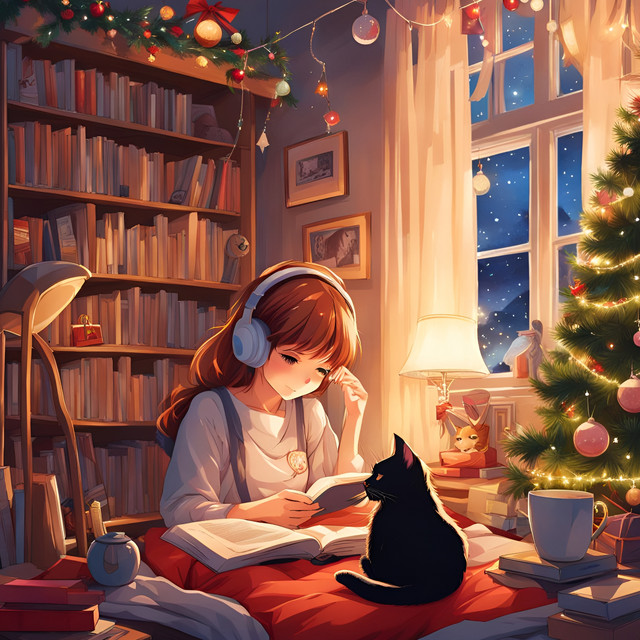 Lofi Girl with a Cat cover art