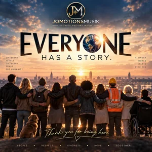 Plattencover: Everyone has a Story – Jomotionsmusik