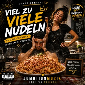 Plattencover: Viel zu viele Nudeln – Jomotionsmusik
