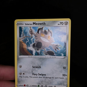galarian meowth pokemon card value Pokemon Card Crown Zenith 084/159 84/159 Galarian Meowth Reverse Holo –  Brokenvase Games main image 0
