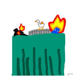Silly goose's dumpster fire🪿🔥