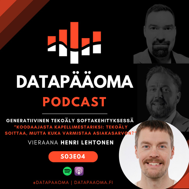 Koodaajasta kapellimestariksi - GenAI softakehityksessä: vieraana Henri Lehtonen