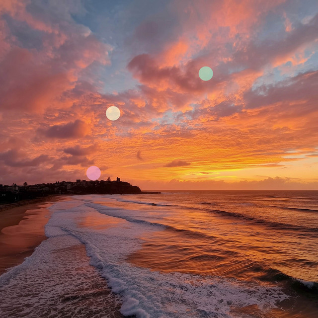 أمواج الغروب