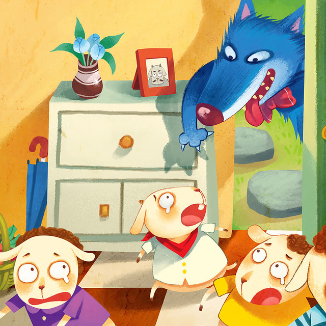 オオカミと七匹の子ヤギ The Wolf and the Seven Little Goats