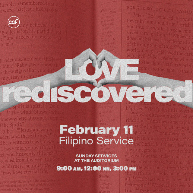 Love: Rediscovered | Bong Saquing - CCF Sermon Audio | Podcast on Spotify