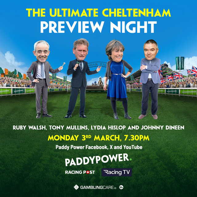 THE ULTIMATE CHELTENHAM 2025 PREVIEW NIGHT - Tony Mullins, Johnny ...