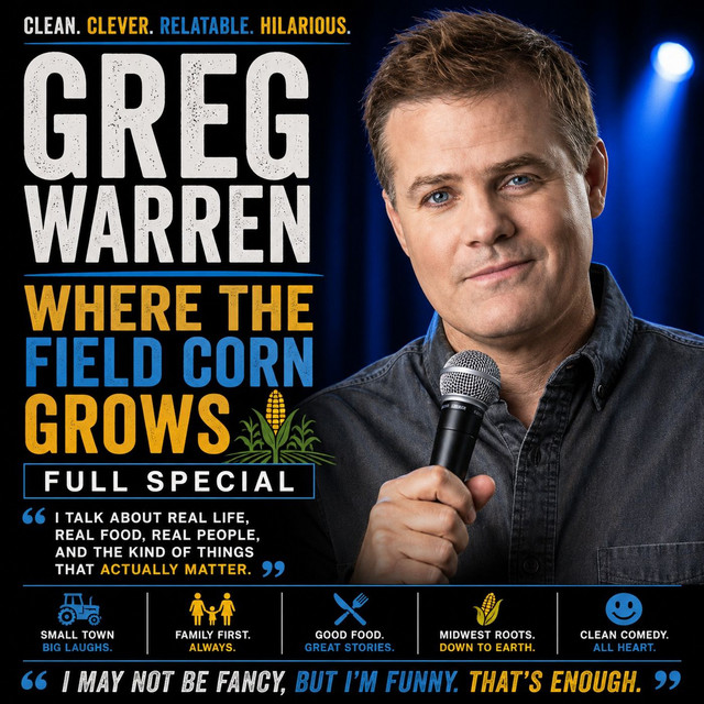 Greg Warren - Where The Field Corn Grows Full Special (Stand-up Comedy)