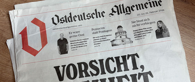 So rechts ist die neue »Ostdeutsche Allgemeine«