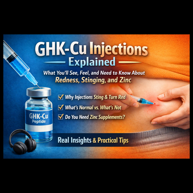 does ghk cu sting GHK-Cu Injections Explained: What You'll See, Feel, and Need to Know About  Redness, Stinging, and Zinc - The Peptide Effect