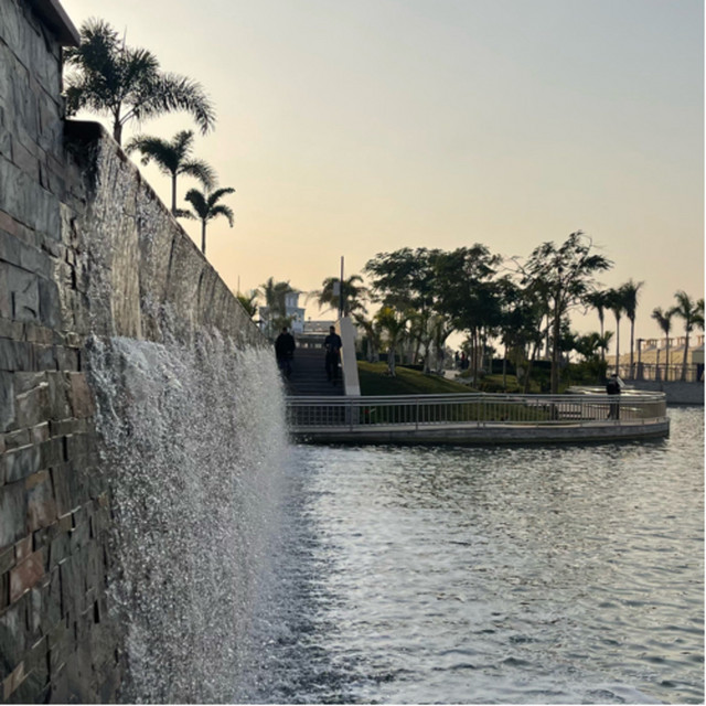 تساقط الشلالات المذهل في مدينتي بمصر الجديدة | أصوات الطبيعة