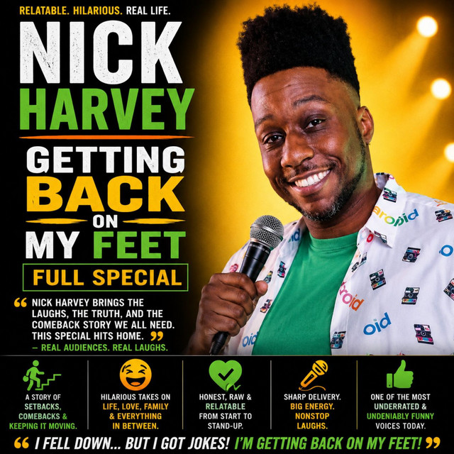 Nick Harvey - Getting Back On My Feet Full Special (Stand-up Comedy)