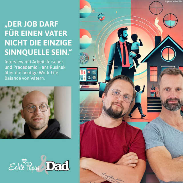 „Der Job darf für einen Vater nicht die einzige Sinnquelle sein“: Interview mit Arbeitsforscher Hans Rusinek